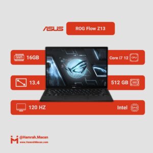 مشخصات لپ تاپ 13.4 اینچ ایسوس مدل ROG Flow Z13 GZ301ZC-LD092W