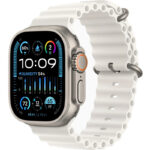 عکس ساعت هوشمند اپل مدل Ultra 2 2024 Titanium Case Ocean Band 49mm