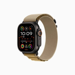 عکس ساعت هوشمند اپل مدل Ultra 2 Black Titanium Case Alpine Loop 49mm