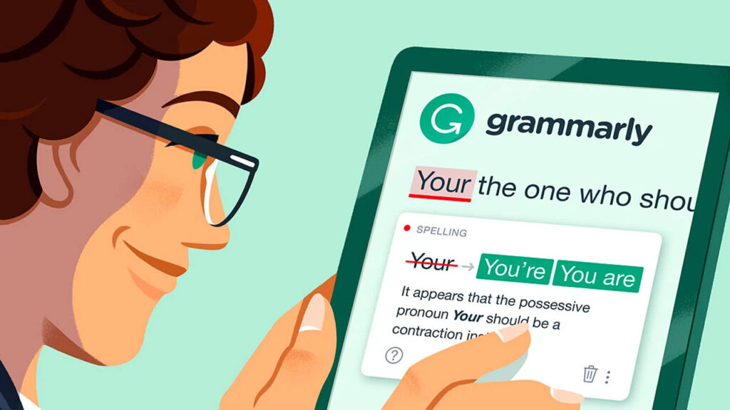 ابزارهای رایگان هوش مصنوعی برای تولید محتوا Grammarly