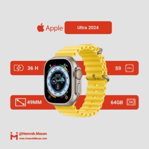 مشخصات ساعت هوشمند اپل واچ مدل Ultra 49 mm Ocean Band