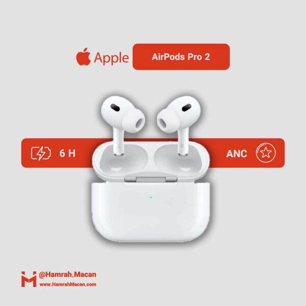 مشخصات هدفون بلوتوثی اپل مدل AirPods Pro 2nd Generation Type-C