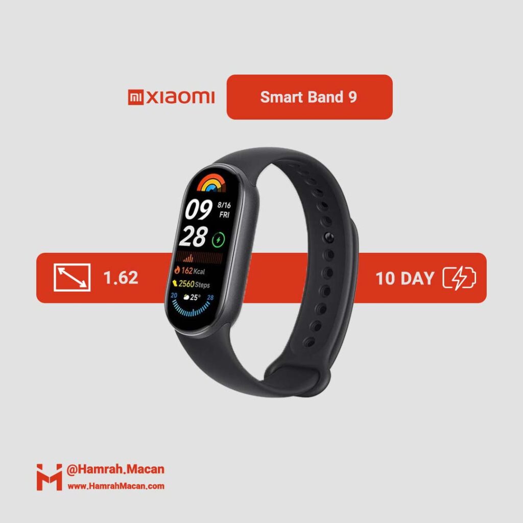 مشخصات مچ بند هوشمند شیائومی مدل Smart Band 9 - گلوبال