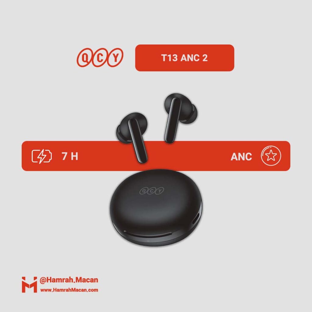 مشخصات هدفون بلوتوثی کیو سی وای مدل T13 ANC 2