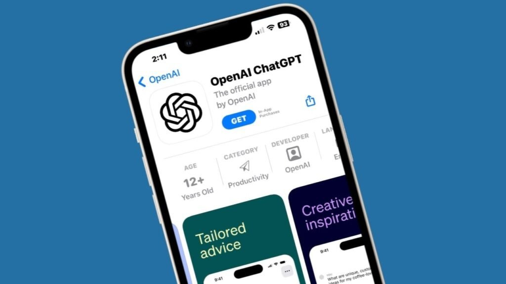 ChatGPT در موبایل، استفاده از هوش مصنوعی در گوشی، ChatGPT اندروید، ChatGPT آیفون، نصب ChatGPT App، آموزش چت جی پی تی