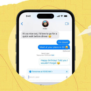 در این آموزش یاد می‌گیرید چطور در آیفون با استفاده از اپلیکیشن Shortcuts یا برنامه‌های جانبی، پیامک زمان‌بندی‌شده ارسال کنید.