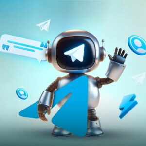 آموزش ساخت ربات تلگرام بدون برنامه‌نویسی، از ثبت ربات با BotFather تا طراحی منو، پیام خودکار و تنظیم دستورات.