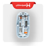 ماوس بی‌سیم مدل M233، دارای 5 کلید، قابلیت اتصال به سه دستگاه به طور همزمان، رابط دانگل USB و بلوتوث، باتری قابل شارژ، دقت 2400 DPI