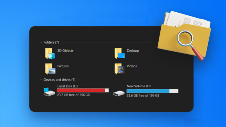 در این مقاله آموزش می‌دهیم چگونه با ابزار‌های داخلی ویندوز و نرم‌افزارهای جانبی، فایل‌های حجیم و اشغال‌کننده فضای ذخیره‌سازی را پیدا کنید